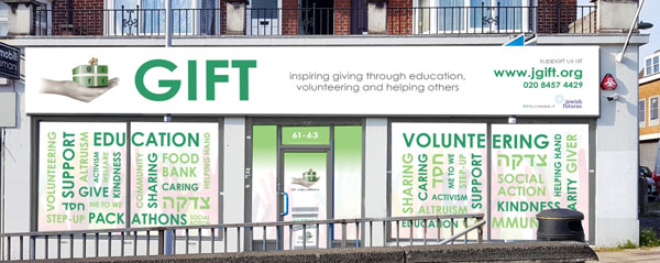 Exterior of the GIFT Giving Hub in London