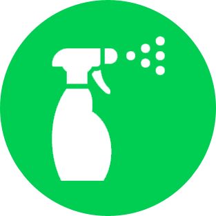 Household cleaning products icon