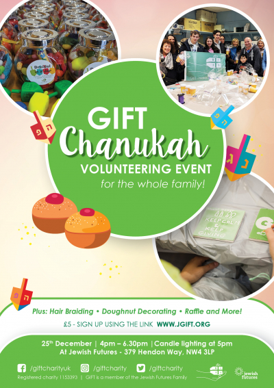 GIFT Chanukah volunteering event for the whole family 