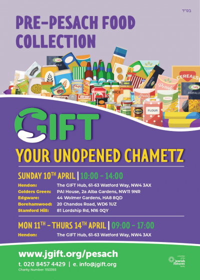 Pre Pesach Chametz Collection