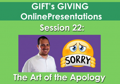 The Art of the Apology (Duration 22 minutes)